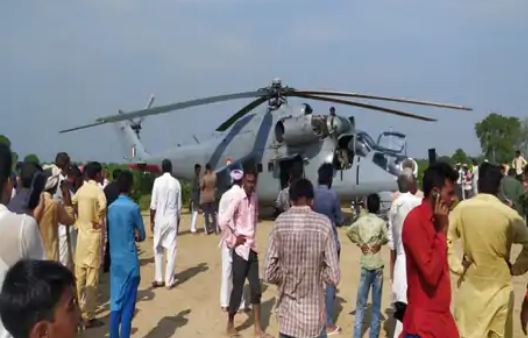 हनुमानगढ़ में एयरफोर्स के हेलिकॉप्टर की हुई आपात लैंडिंग, पायलट समेत बची 5 जवानों की जान