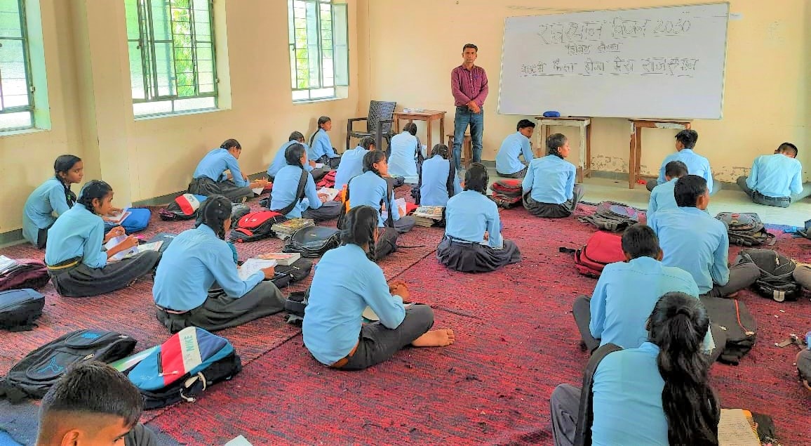 भूतेड़ा स्थित राजकीय उच्च माध्यमिक विद्यालय में हुआ मिशन 2030 विकसित राजस्थान कार्यक्रम का आयोजन