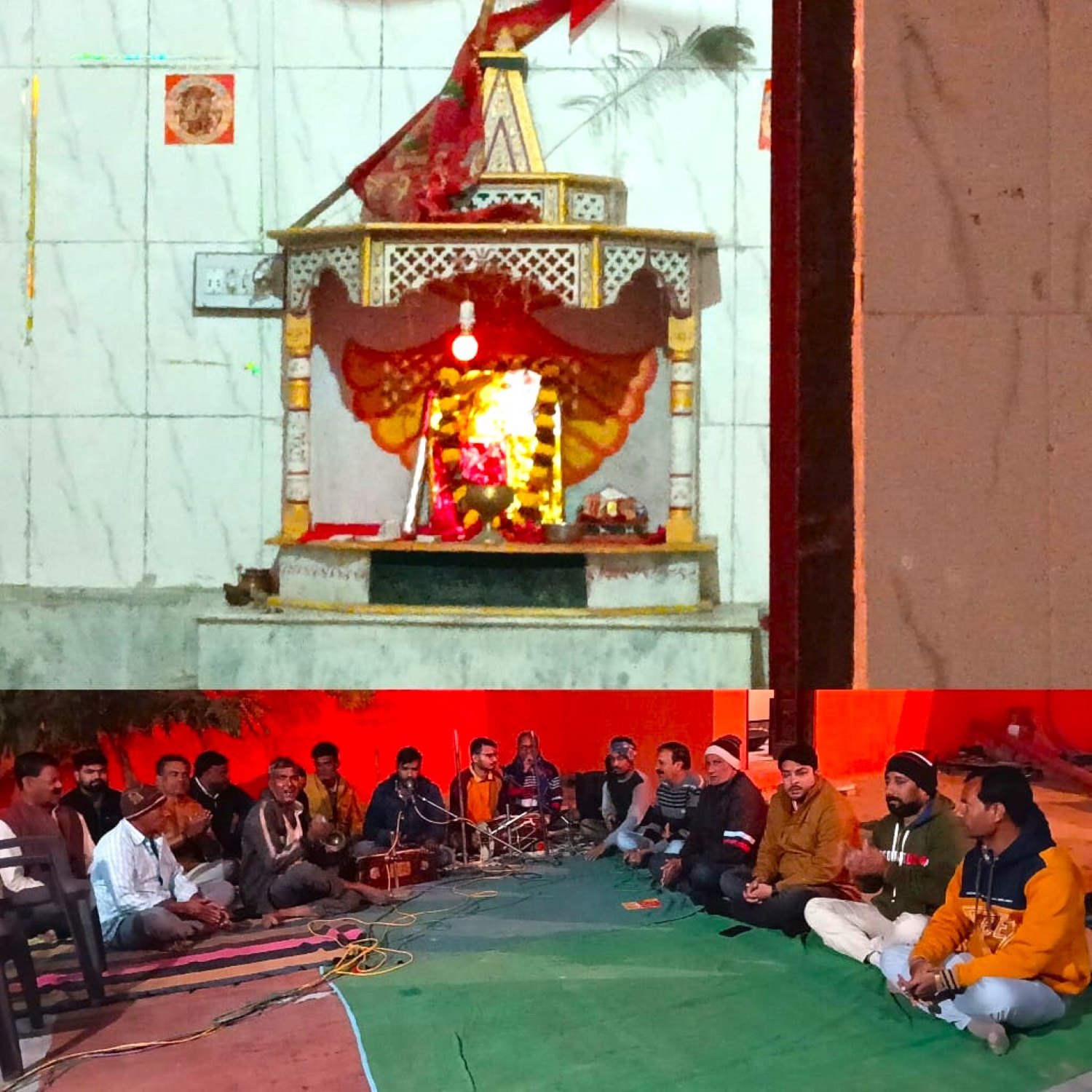 बालाजी महाराज मंदिर में संगीतमय सुंदरकांड पाठ का हुआ आयोजन