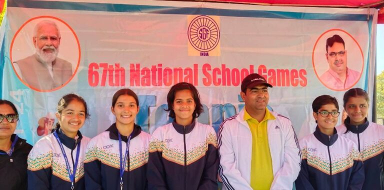 67वीं राष्ट्रीय स्कूली लॉन टेनिस स्पर्धा में राजस्थान ने जीता स्वर्ण पदक