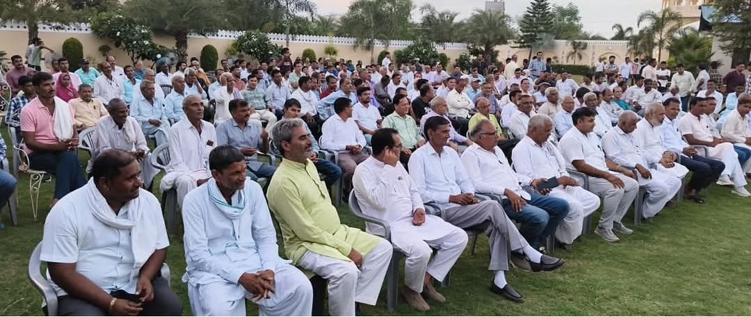 मोरीजा रोड के स्थित खुशबू गार्डन में अभिनंदन समारोह का हुआ आयोजन