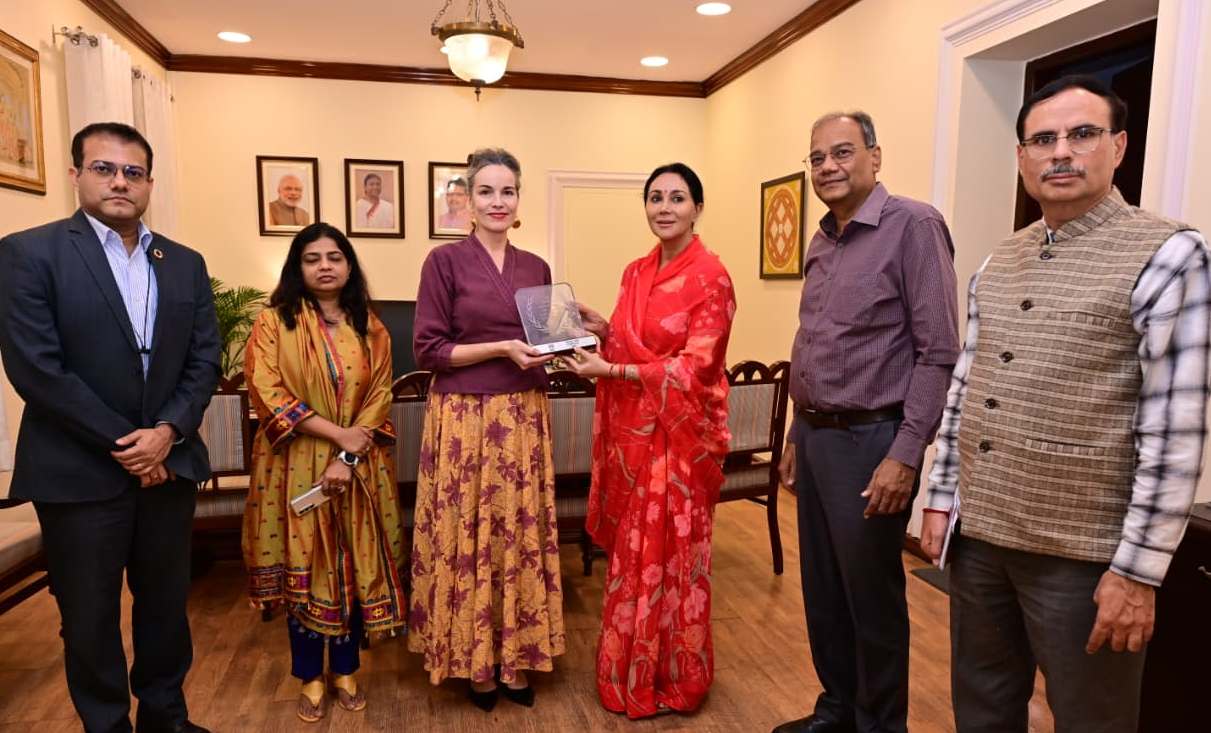 उप मुख्यमंत्री दिया कुमारी से बाल पोषण और महिला सशक्तिकरण को लेकर एलिसाबेट फाउर ने की मुलाकात